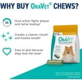 thumbnail image 3 of Merial Limited OraVet Dental Hygiene Chews up to 10 lbs 30 ct, 3 of 5