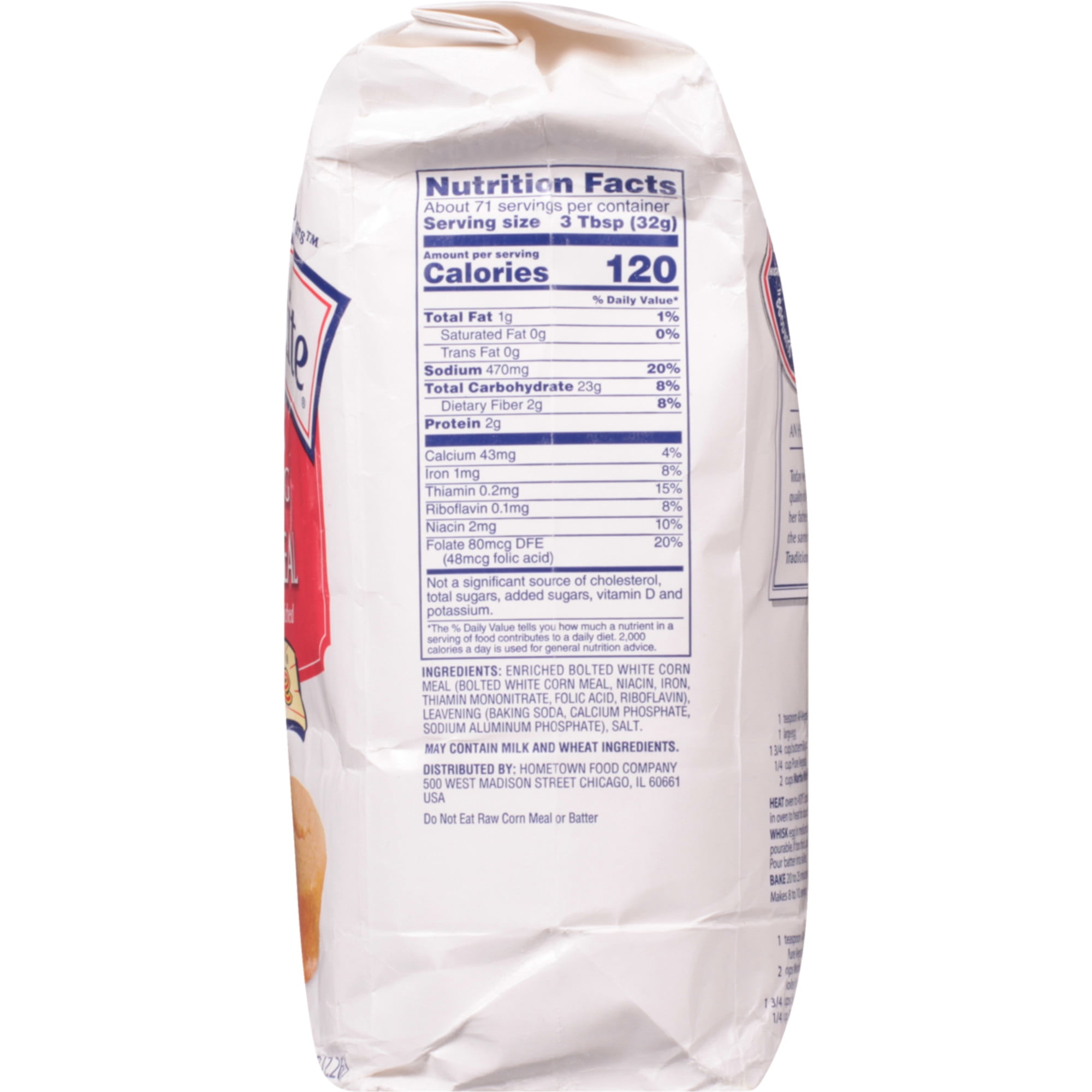 (8 pack) Martha White Self-Rising Corn Meal, 80 oz