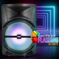 thumbnail image 2 of Sistema de Altavoces Bocinas PA Inalámbrico Portátil de 800W Pyle, Bluetooth para Interiores y Exteriores, Bocina Estéreo DJ con Entrada MP3 AUX de 3.5 mm, Luz Intermitente para Fiestas y Radio FM, 2 of 8