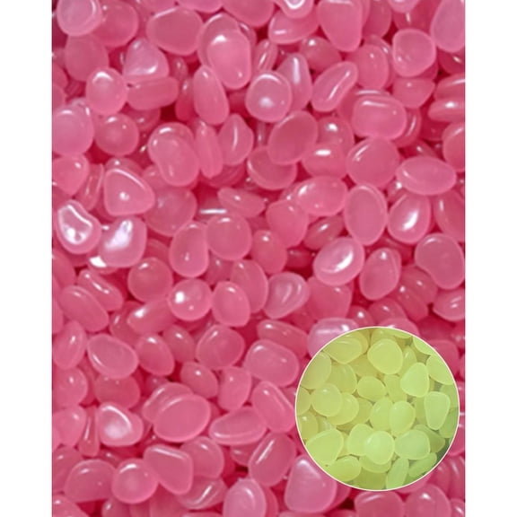 Colorful Glow in the Dark Garden Stones,Luminous Pebbles for Landscaping Fish Tank Aquarium Gravel,Outdoor Glow Rocks for Walkway Driveway Yard Plant Pots Patio Lawn Decor Accessories