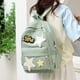 thumbnail image 2 of Mochila Y2K DQrwqpou para Mujer Bolsas Estéticas Patrón de Estrella Verde, 2 of 8