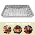 thumbnail image 4 of OULII 1 Set Toaster Oven Baking Pan Stainless Steel for Hotel, 4 of 8