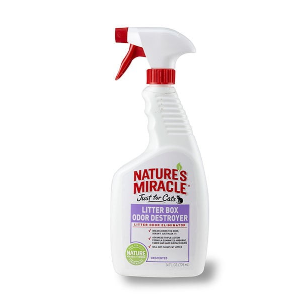 Nature's Miracle Just for Cats Litter Box Odor Destroyer, 24 oz