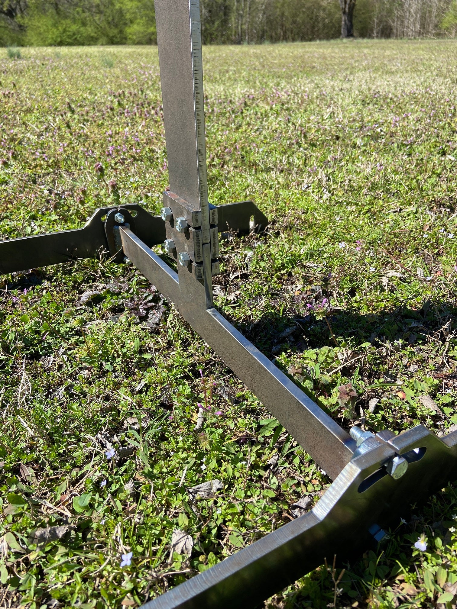 Magnum Target Portable 1/4" .22LR Rimfire Texas Star "No Weld" Reactive Steel Shooting Target w/ 4in Paddles - TS-4-14