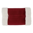 thumbnail image 1 of Manguito de mano con calefacción portátil, calentador de manos con calefacción engrosada de felpa, calentador eléctrico recargable por USB para otoño e invierno, cálido, 10W, 5V, rojo purpúreo, 1 of 14