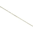 thumbnail image 5 of 10K Two Tone Gold 1mm Tube Brite Diamond Cut Bead Chain Necklace 20 Inches, 5 of 7