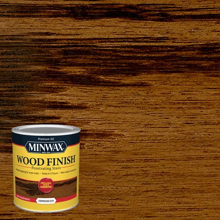 Minwax 700504444 Wood Finish Stain, Espresso, 1 Quart, (1 Piece, 1 Pack)