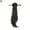 Black, variant on New Chinese Ponytail Wig - Heat-Resistant Fiber, 45cm Long, Stylish Transformation