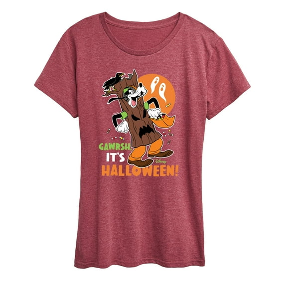 Mickey & Friends - Gawrsh It's Halloween - Women's Short Sleeve Graphic T-Shirt