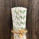thumbnail image 3 of 25/50/100 Uds pajitas de papel románticas biodegradables Vintage Retro Floral pajitas de papel para beber decoración de Navidad eventos de boda, 3 of 4