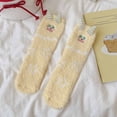 thumbnail image 3 of Womens Winter Socks, Mid Tube Socks with Fleece for Warmth and Cold Protection, 3 of 4