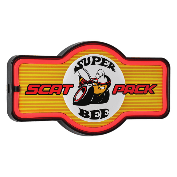American Art Decor Super Bee Scat Pack LED Sign