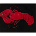 thumbnail image 3 of Marsden Hartley 18x15 Black Modern Framed Museum Art Print Titled - Lobster on Black Background (1940-1941), 3 of 5