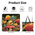 thumbnail image 2 of Cute Witch Frog Picnic Blanket Waterproof Outdoor Beach Blanket Hand-held Pad Suitable for Travel, Camping, Beach, Family Gatherings, 2 of 7