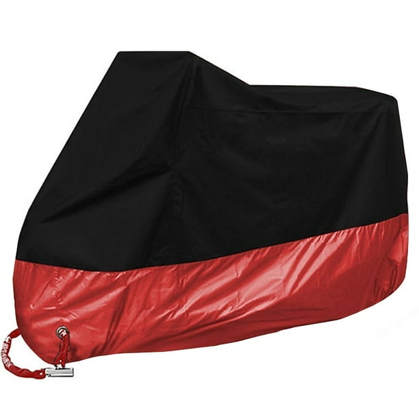 Nueva cubierta de la motocicleta para la motocicleta Funda moto Bike All Season impermeable a prueba de polvo UV protección al aire libre interior Moto Rain Cover Tan Jianjun unisex