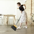 thumbnail image 5 of Upgrade Broom and Dustpan Set, Self-Cleaning with Dustpan Teeth, Indoor&Outdoor Sweeping, Ideal for Dog Cat Pets Home Use, Stand Up Broom and Dustpan, 5 of 7