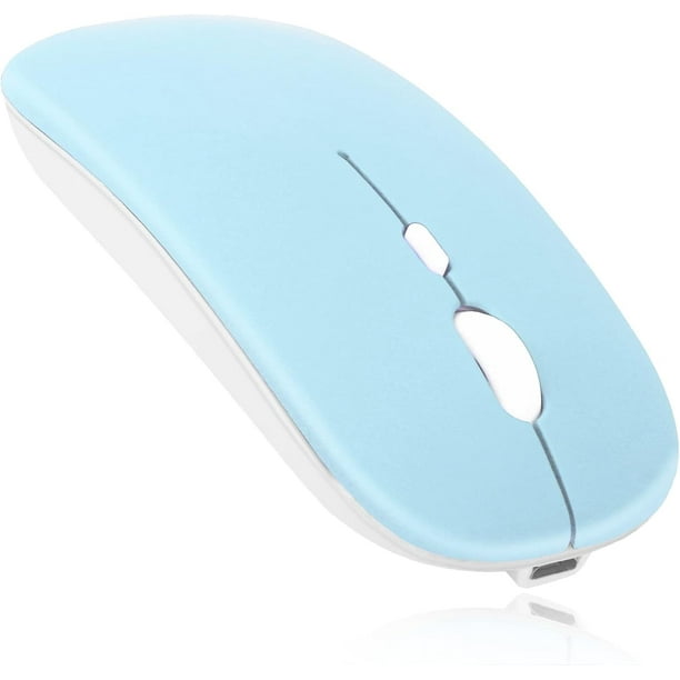Ratón Inalámbrico Recargable Bluetooth para MacBook pro MacBook Air Mac Portátil Chromebook Windows MacBook HP PC DELL