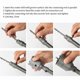 thumbnail image 4 of 1Set 2 1/2 Inch Concrete Hole Saw with 220mm SDS Plus Shank, 65mm Wall Hole Saw Drill Bit for Cement, 4 of 5