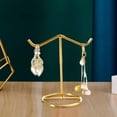 thumbnail image 5 of Metal Ear Stud Holder Photography Props Multipurpose Storage Rack Hanger Earring Display Stand for Closet Showcase Pendant Bangle Necklace Style C, 5 of 8