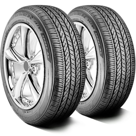 Pair of 2 (TWO) Bridgestone Dueler H/P Sport AS 245/50R20 102V A/S Performance Tires Fits: 2012 Jeep Liberty Limited Jet, 2016-18 Honda Pilot Elite