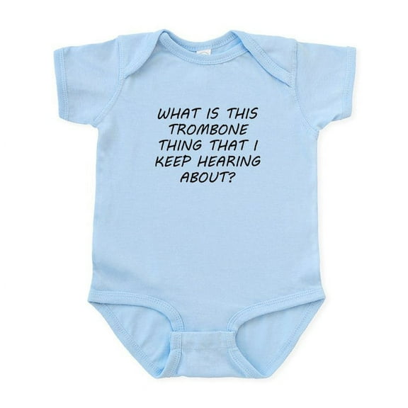 CafePress - What Is This Trombone Thing Body Suit - Baby Light Bodysuit, Size Newborn - 24 Months