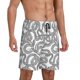 thumbnail image 2 of Balery Snake Pantalones cortos de pijama de punto de algodón para hombre con cinturilla y bolsillos-Small, 2 of 6