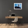 thumbnail image 3 of Mahan, Kathy 14x12 White Modern Wood Framed Museum Art Print Titled - Church Cross I, 3 of 4