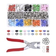 thumbnail image 3 of de Sujetadores a Presión 100 Broches Huecos 100 Broches Sólidos para Ropa de Bebé, Camisas, Faldas, Jeans, Bolsos, Cinturones, Zapatos Manualidade Zulema Sujetadores a presión, 3 of 7