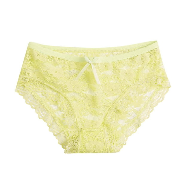 Braguitas sexy de encaje para mujer con malla hueca y lazo, cintura baja, mezcla de poliéster, nailon y spandex, talla única para 40-60 kg, ideal para un estilo sexy y de discoteca