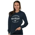 thumbnail image 3 of Alien Believer UFO Hunter Copilot Plus Size Long Sleeve Graphic Tee Shirt Brisco Brands 3X, 3 of 5