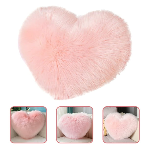Valentine s Day Throw Pillow Plush Cushion Heart Shaped Throw Pillow Sofa Throw Pillow