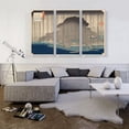 thumbnail image 2 of ARTCANVAS Night Rain at Karasaki 1835 Canvas Art Print by Utagawa Hiroshige - Size: 60" x 40" (0.75" Deep) (3-Piece), 2 of 9