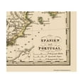 thumbnail image 2 of Historic Map - Spain Portugal - Stieler 1852 - Vintage Wall Art, 2 of 4