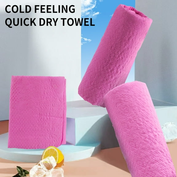 1 Piece Of Cooling Towel (29.5 Inches X 12.79 Inches) Cool Neck Sweat-Absorbing Towel Microfiber Ice Towel, Soft Breathable And Cool Towel Suitable For Hot Weather Exercise And Sports