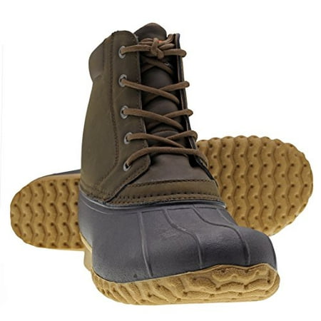 

ARCTICSHIELD Men s Insulated Duck Boots Dark Brown Sz 10