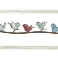 thumbnail image 5 of DecMode White Metal Bird Wall Decor, 5 of 10