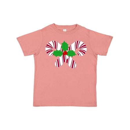 

Inktastic Candy Canes and Holly Christmas Gift Toddler Boy or Toddler Girl T-Shirt