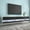 Black+WHITE, variant on 70" LED Floating TV Cabinet, Wall Mounted Modern TV Stand for 80 Inch TV, Living Room Bedroom Media Furniture Under TV Console, Black