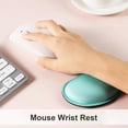 thumbnail image 3 of Necvior Soft Fabric Mouse Wrist Rest with Not Slip Base for Desktop Comfort, 3 of 18