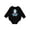 AB-Black, variant on 1st Birthday Boy Rocket Ship Baby Fleece Bodysuit