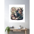 thumbnail image 2 of Enchanted Fox Tales Poster Wall Art, Modern Wall Decor For Living Room Bedroom, 16x24 UNFRAMED, 2 of 3