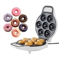 thumbnail image 3 of Chef Buddy Nonstick Mini Donut Maker Machine for At-Home Doughnuts (White), 3 of 10