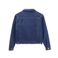 thumbnail image 7 of Jiyugala Coats for Women Basic Solid Color Button Down Denim Cotton Jacket With Pockets Crop Jacket, 7 of 7