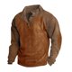 thumbnail image 4 of Men's Standing Collar Sweatshirt Is Outdoor Casual Sweaters Tops XL, 4 of 5