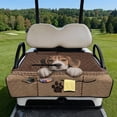 thumbnail image 2 of Whosucclay Beagle Dog Print Club Car Seat Covers, 4 Convenient Pockets Golf Cart Towel Blanket Non-Slip Foldable Golf Cart Seat Covers for EZGO 2 Person Carts, 2 of 9