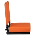 thumbnail image 3 of Pemberly Row Grandstand Comfort Seat in Aluminum Frame in Orange, 3 of 8