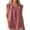 Pink, variant on CQONEPT Womens Sunmmer Tops Cotton Linen Tank Tops Crewneck Loose Casual Sleeveless Summer Vacation Shirts Wine 3XL
