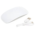 thumbnail image 2 of Souris de Bureau, Souris d'Interface de Type C Rechargeable Conception Ergonomique de Roue Tactile Compacte pour Ordinateur pour Tablettes Blanc, Noir, 2 of 8