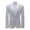 White, variant on UVEASISHA Mens Formal Tuxedo Colorful Sequin Party Prom Suit Jackets One Button Slim Fit Cocktail Dinner Blazers Stylish Single-breasted Formal Wedding Suits,Navy,L