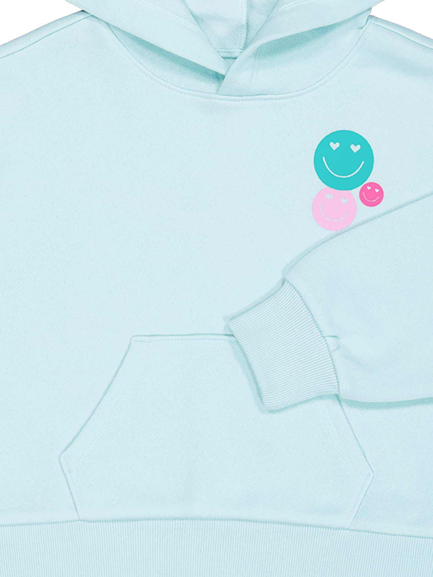 Wonder Nation Girls Fleece Hoodie, Sizes 4-18 & Plus